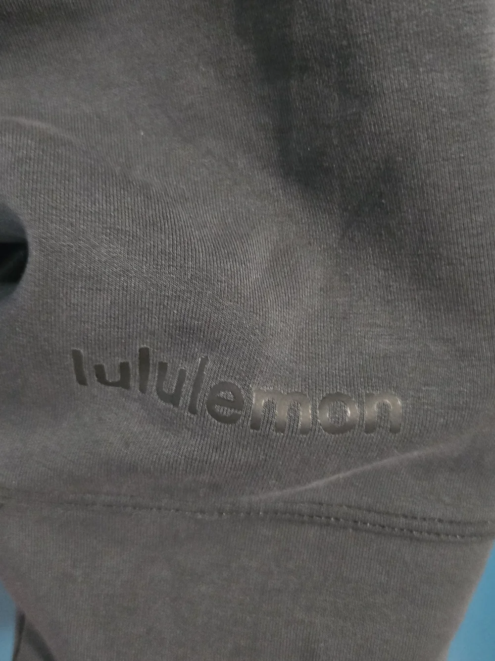 lululemon athletica Charcoal Cropped Crewneck Sweatshirt